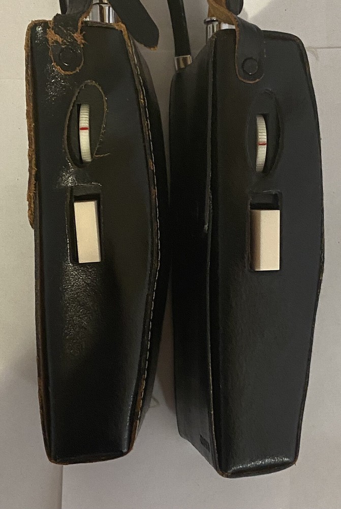 Pair Drexel 7-Transistor Transceiver with Cases - Working