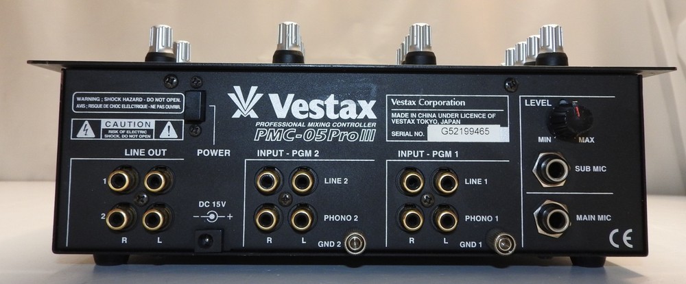 VESTAX PMC-05 III DJ MIXER (*READ AD!)