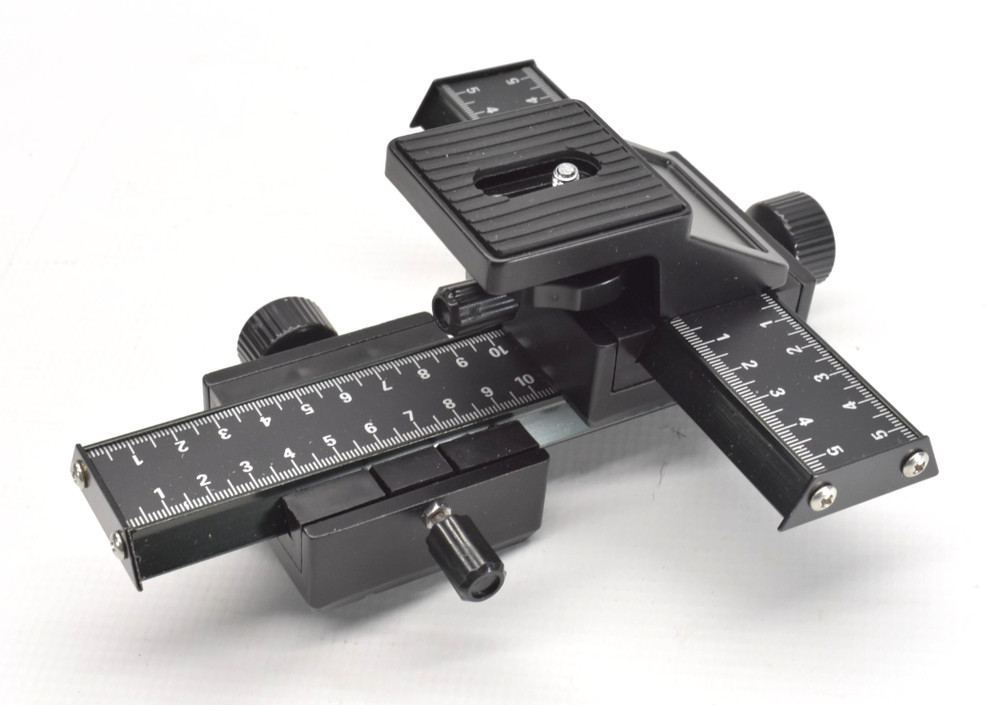 Camera Marco Fine Adjustable Holder Base for Tripod Mount