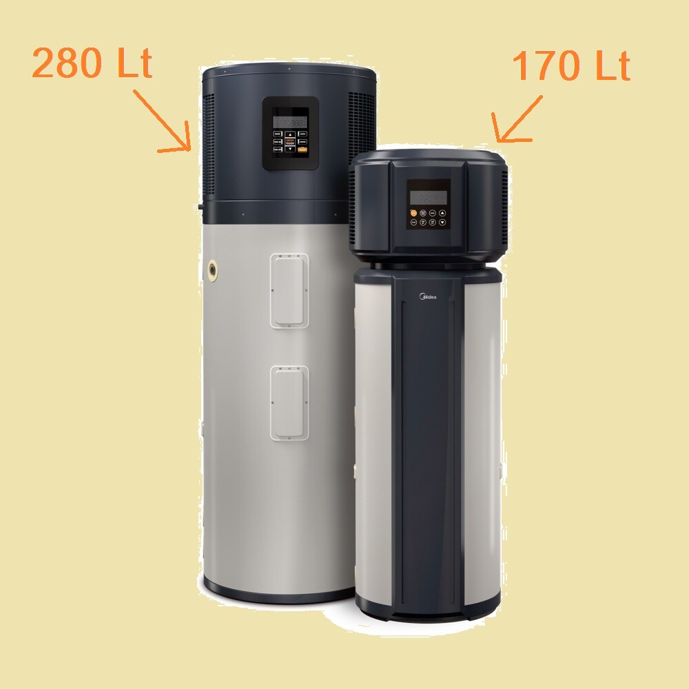 Midea Heat Pump Heater - 170 Lt. or 280 Lt.