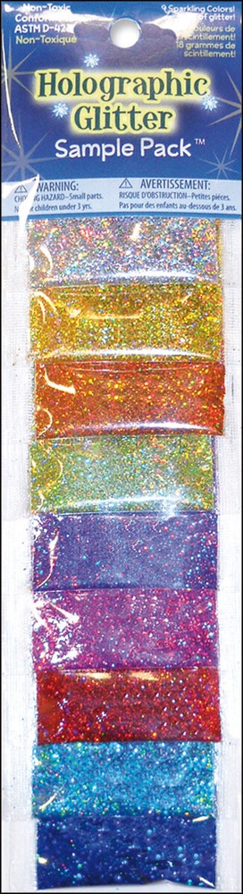 Glitter Sample Pack 2g 9/Pkg Holographic
