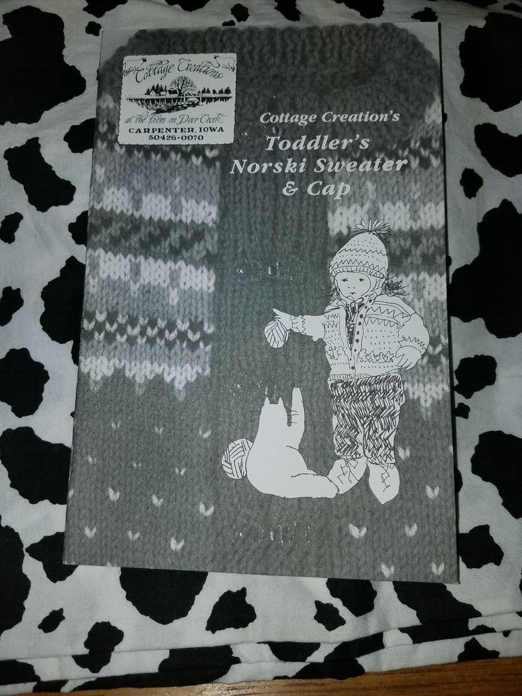 Cottage Creations: Toddler's Norski Sweater & Cap