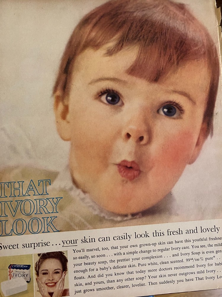 Ivory Soap, Full Page Vintage Print Ad