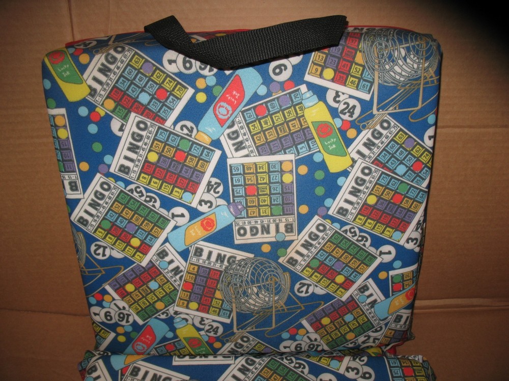 Classic Bingo Double Seat Cushion Extra Thick 3"