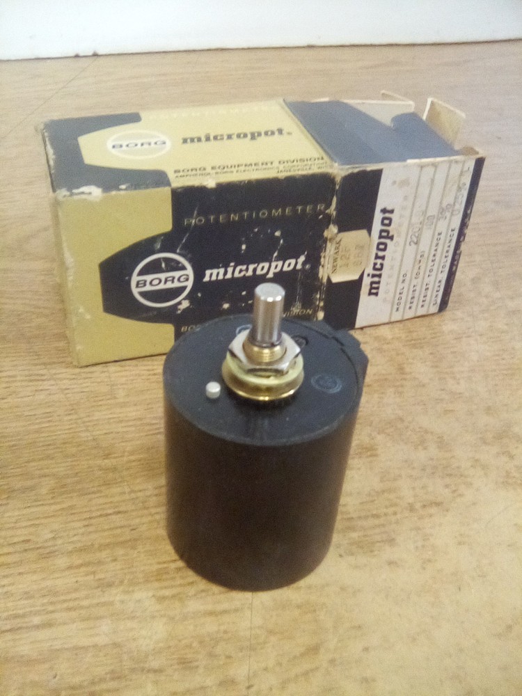 Borg Micropot 2201-B Potentiometer