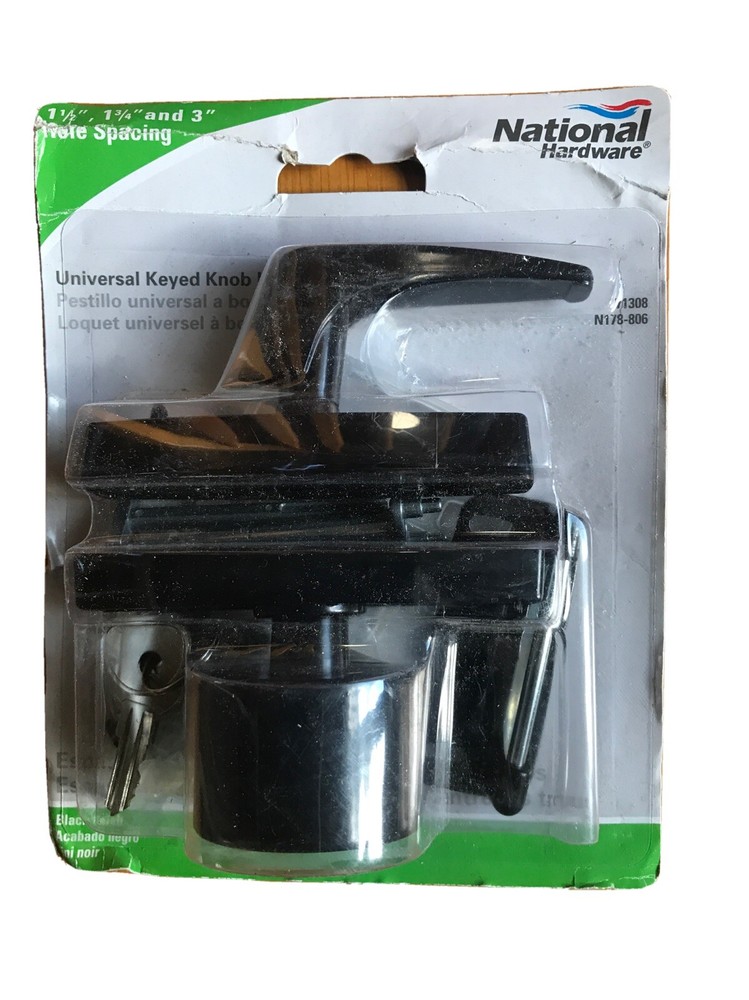 National Hardware V1308 Keyed Entry Screen Door Latch