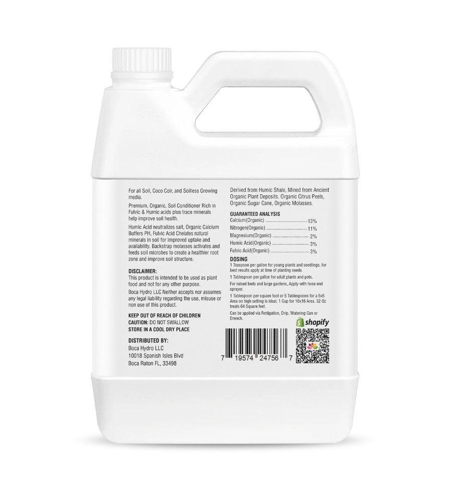 Boca Hydro Ancient Earth Organic Liquid Soil Conditioner Soil Revitalizer