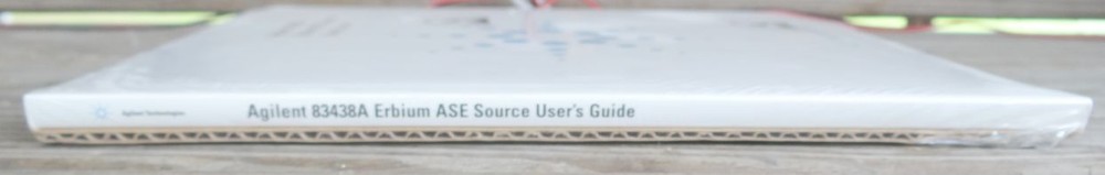 AGILENT 83438A ERBIUM ASE SOURCE USER'S GUIDE