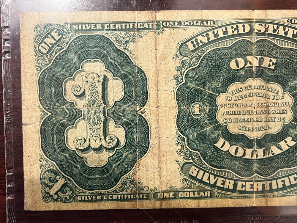 1891 $1 Silver Certificate, Fr#222, PMG VF20