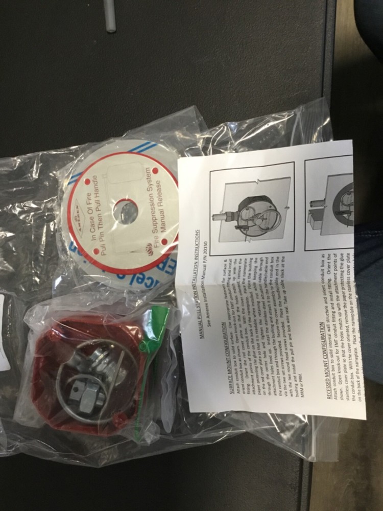 Amerex Manual Pull Station. P/N. 21481 New