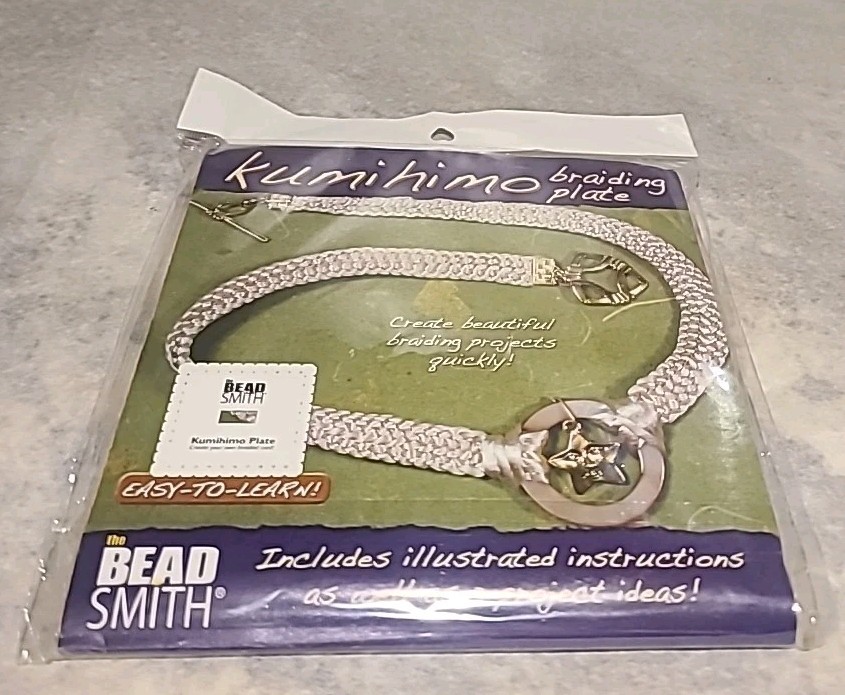 Kumihimo Plate 6 inch Diameter Beadsmith Unopened