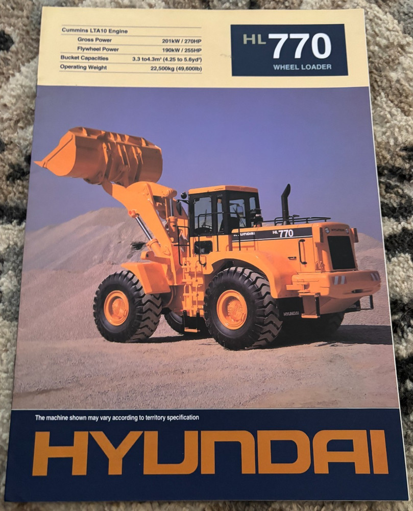 Hyundai HL 770 Wheel Loader Brochure AMIL25