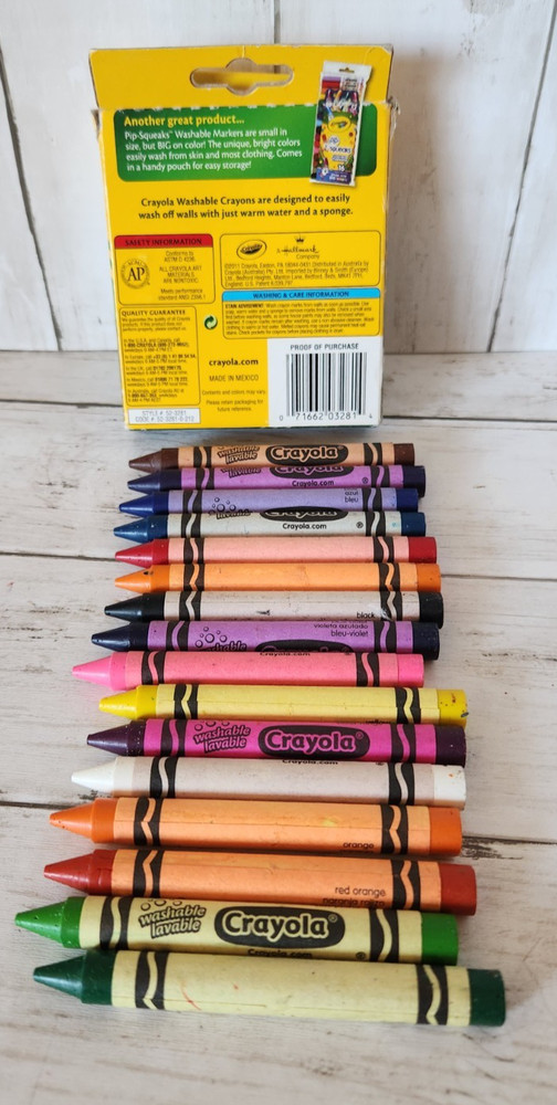 2011 Crayola Large Washable Crayons 16CT