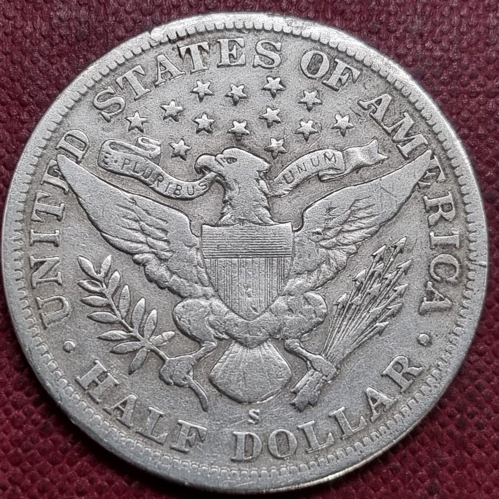 1899 S Barber Half Dollar 50c Higher Grade #99632