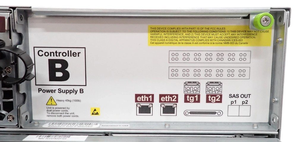 HPE Nimble Storage AF1000 All Flash Array 34.56TB SSD Storage 2x 10G Controller