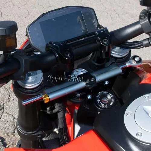 CNC Directional Steering Damper Stabilizer Bracket For Ducati Hypermotard 950 SP