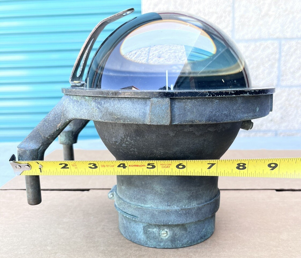 Vintage E.S. Ritchie Naval Nautical Ship Maritime Compass Edward Samuel ES