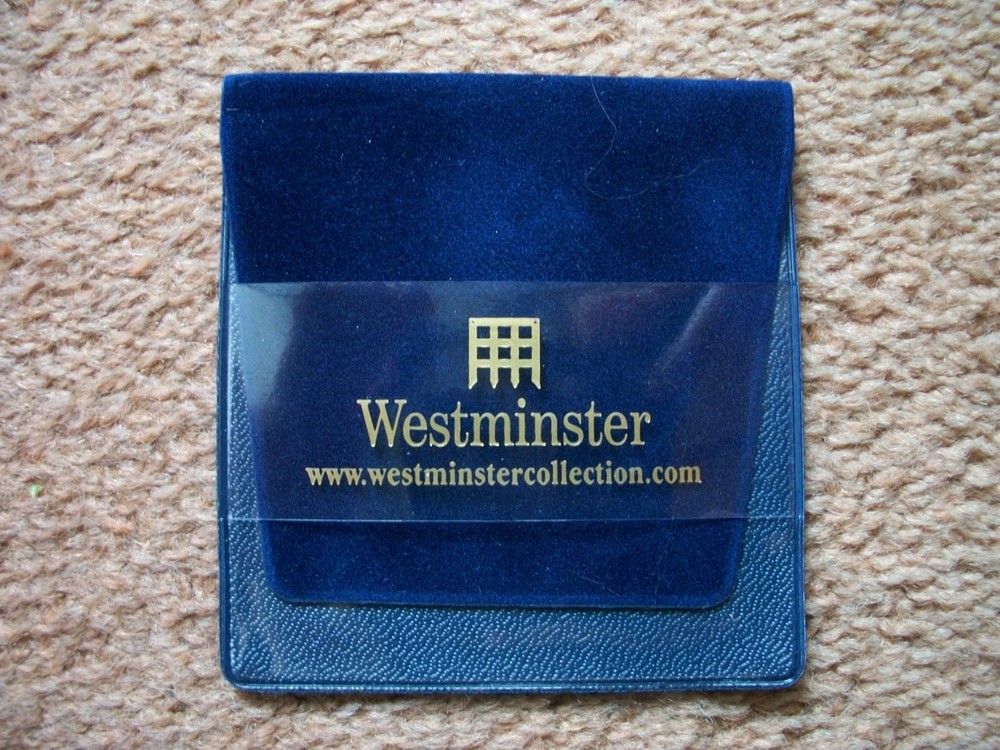 6 Navy Blue Westminster collection wallets