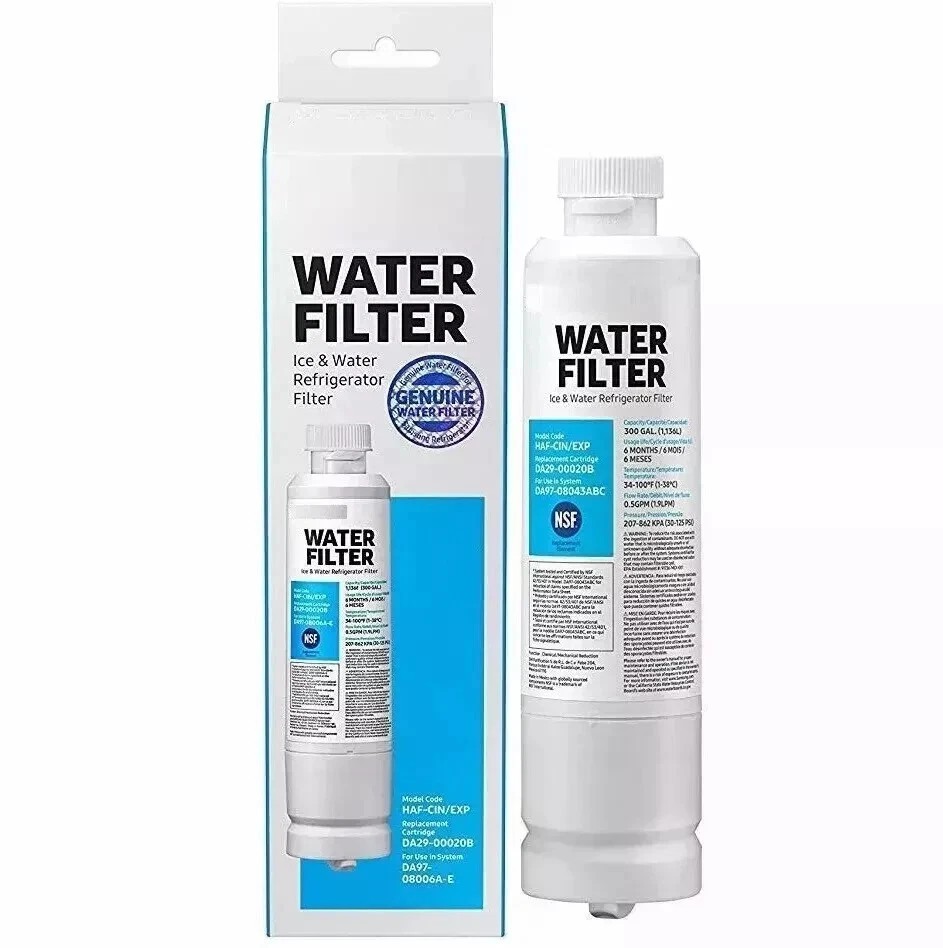 New 2 PACK Genuine Samsung DA29-00020B HAF-CIN/EXP Refrigerator Water Filter US