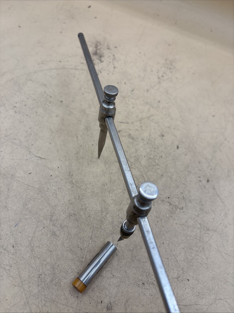Vintage Unbranded Circle Cutter / Trammel Points
