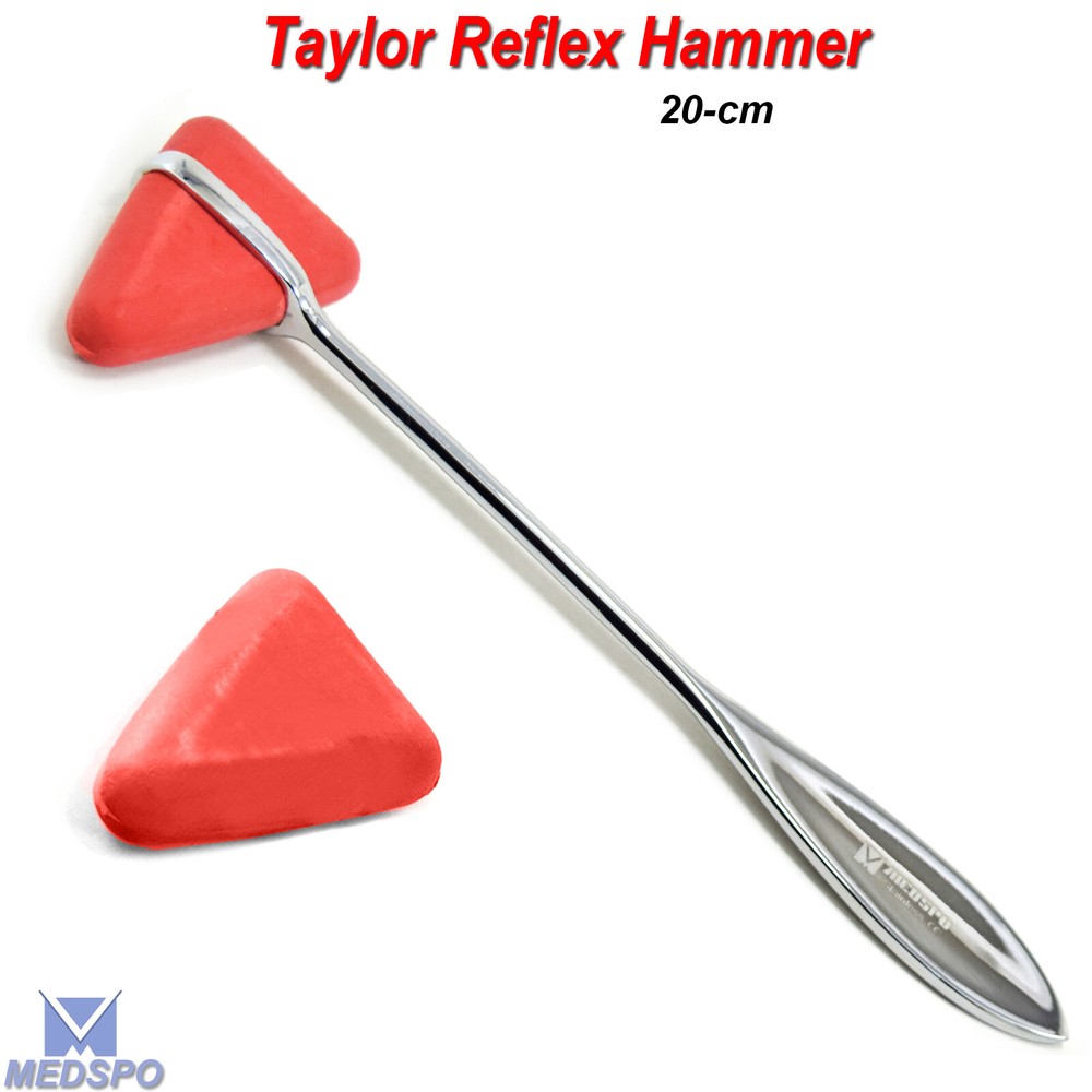 Taylor Hammer Medical Percussion Reflex Rubber Head Surgical Instruments CE