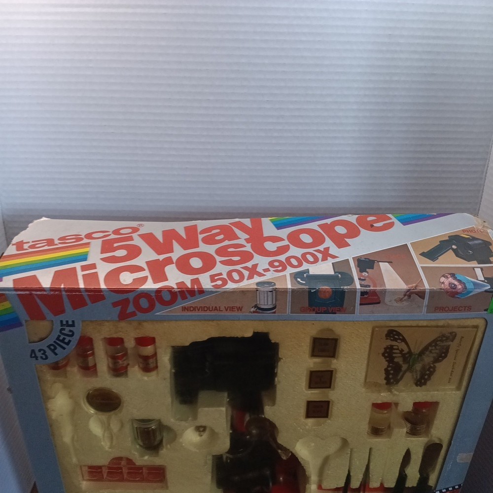 Tasco 5 Way Microscope Incomplete Set