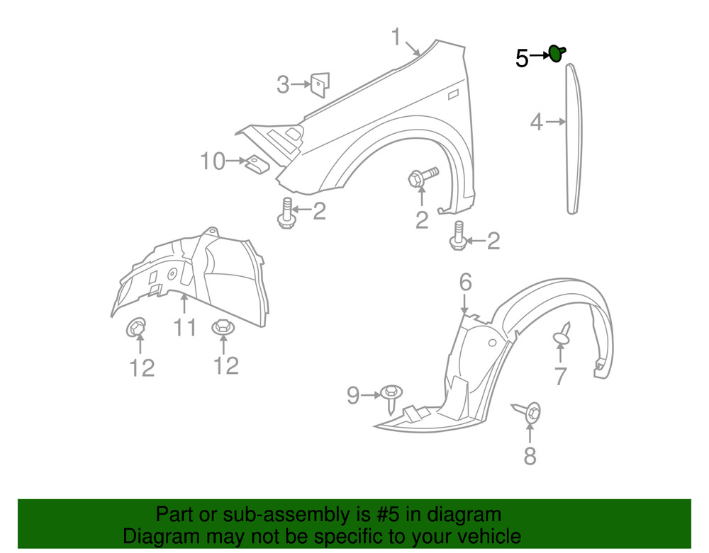 Genuine GM Insulator Retainer 22718305
