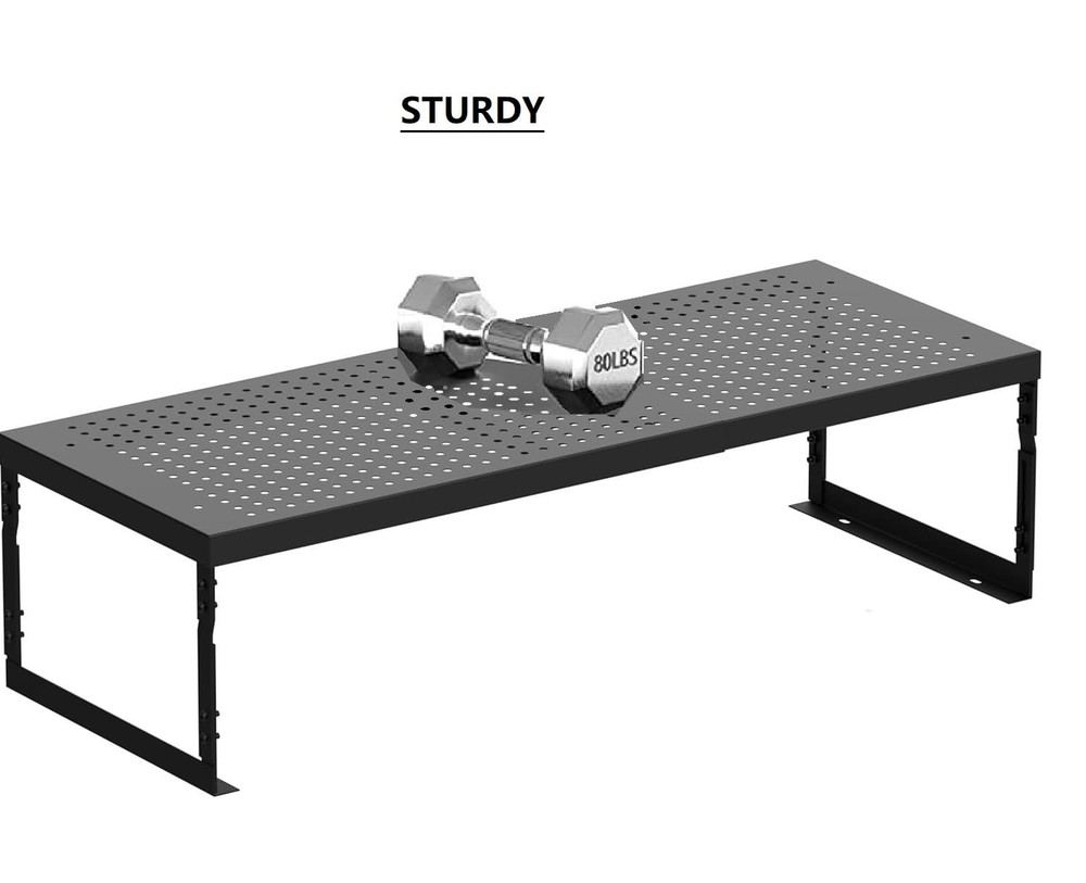 Asiingkel Stackable Expandable Metal Shelf Organizer - Adjustable Wire Storage R
