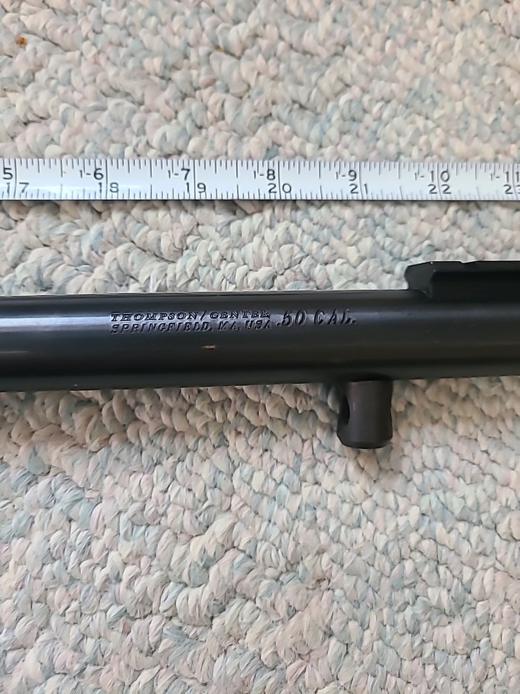 THOMPSON CENTER .50 CAL IMPACT MUZZLELOADER BARREL, Very Nice MINT BORE