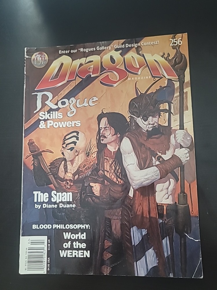 Dragon Magazine Rogue Skills & Powers Issue # 256