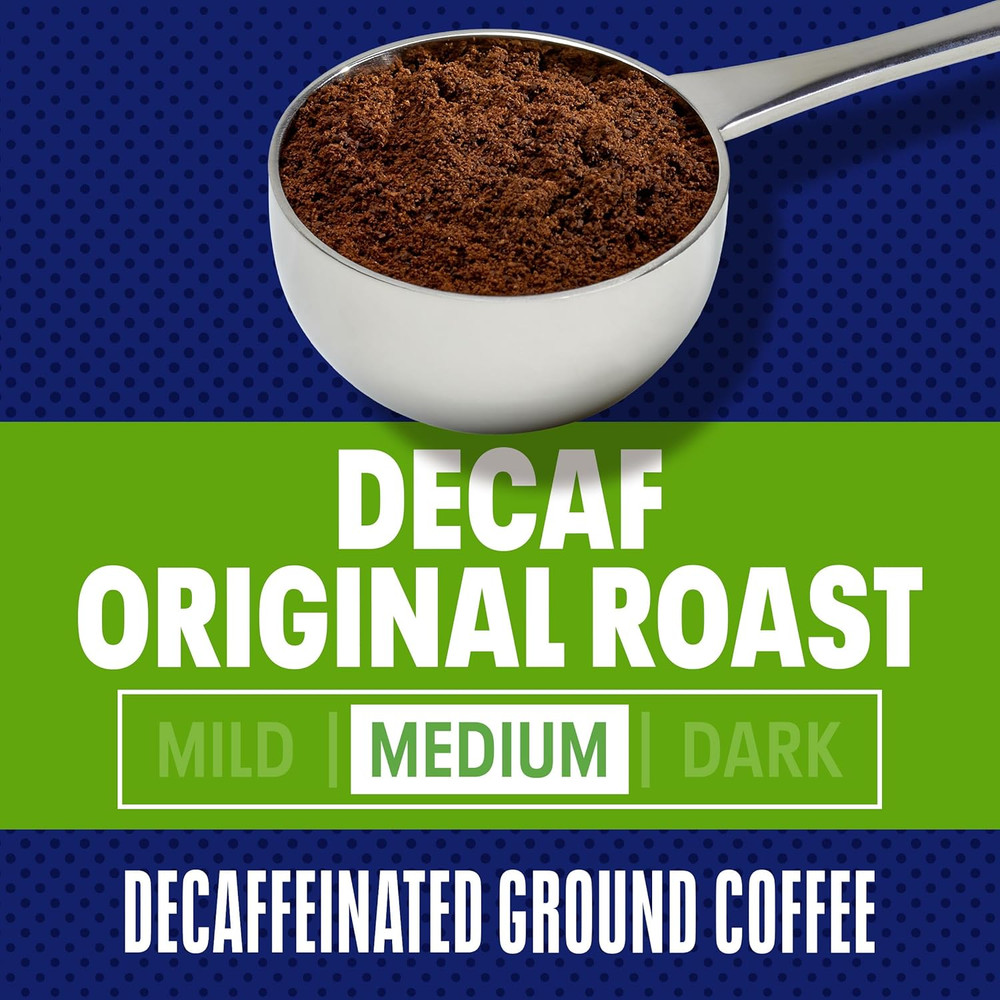Decaffeinated Original Medium Roast Ground Coffee, 29.3 Oz Canister