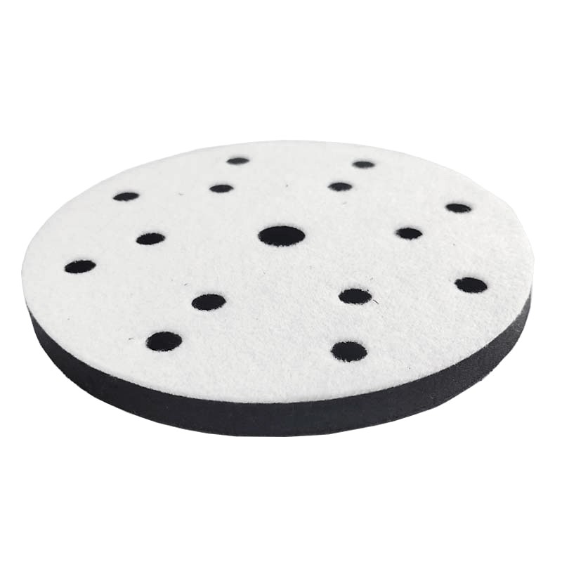 2Pcs 6" Hook Loop Soft Foam Interface Sanding Disc Sander Backing Pad 15-Holes