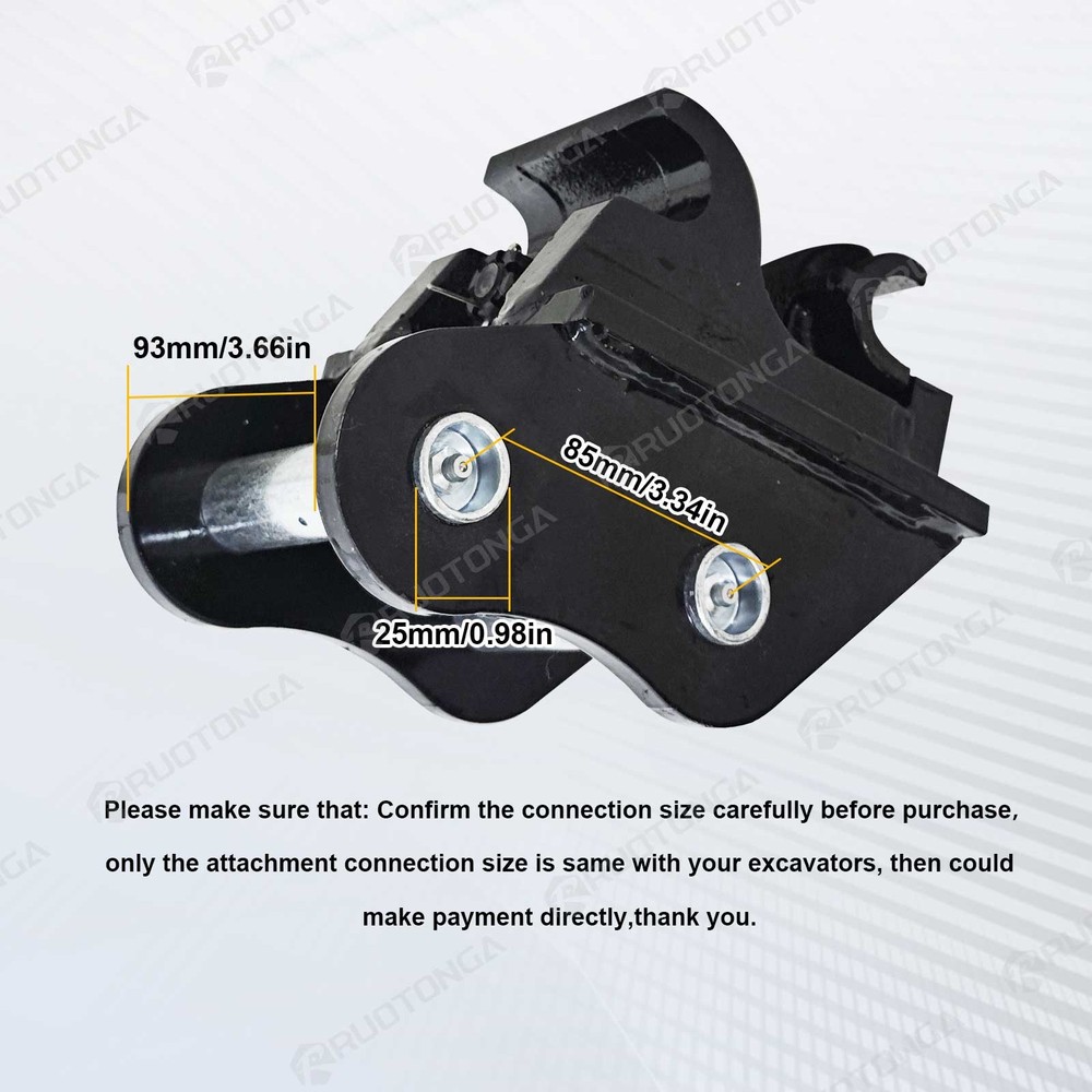 Attachment Quick Hitch Coupler Attachments for Mini Excavators Excavator