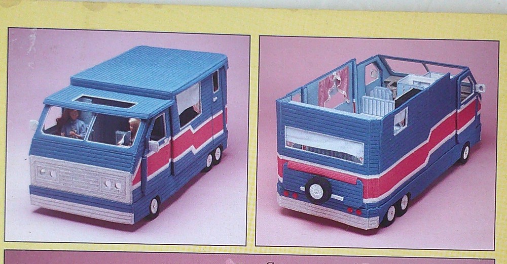 Needlecraft Shop Plastic Canvas Dream Camper Pattern