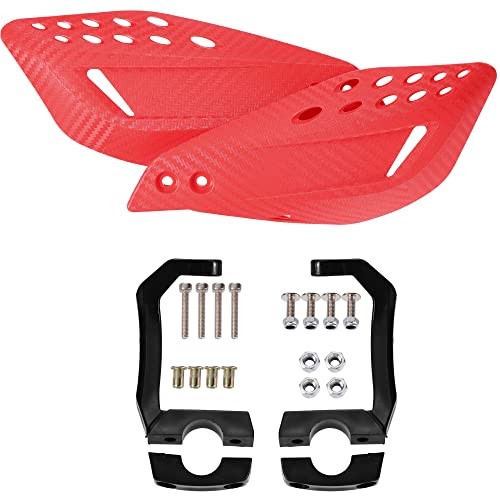 1 Set Motorcycle Handguards Replacement Universal for 7/8" 22mm Handlebars Red