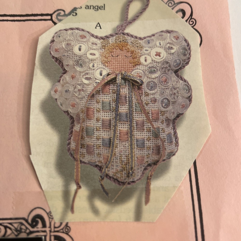 Stitcher's Angel Chatelain Needlepoint pattern vtg Pamela Pabst