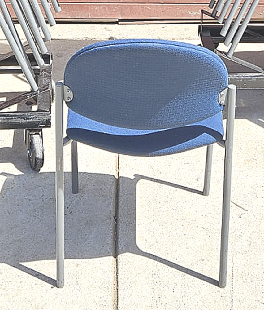 32 UNITS - TWO RACKS of 16 VERSA KI STACKABLE CHAIRS RACK ON WHEELS FREE SHIP