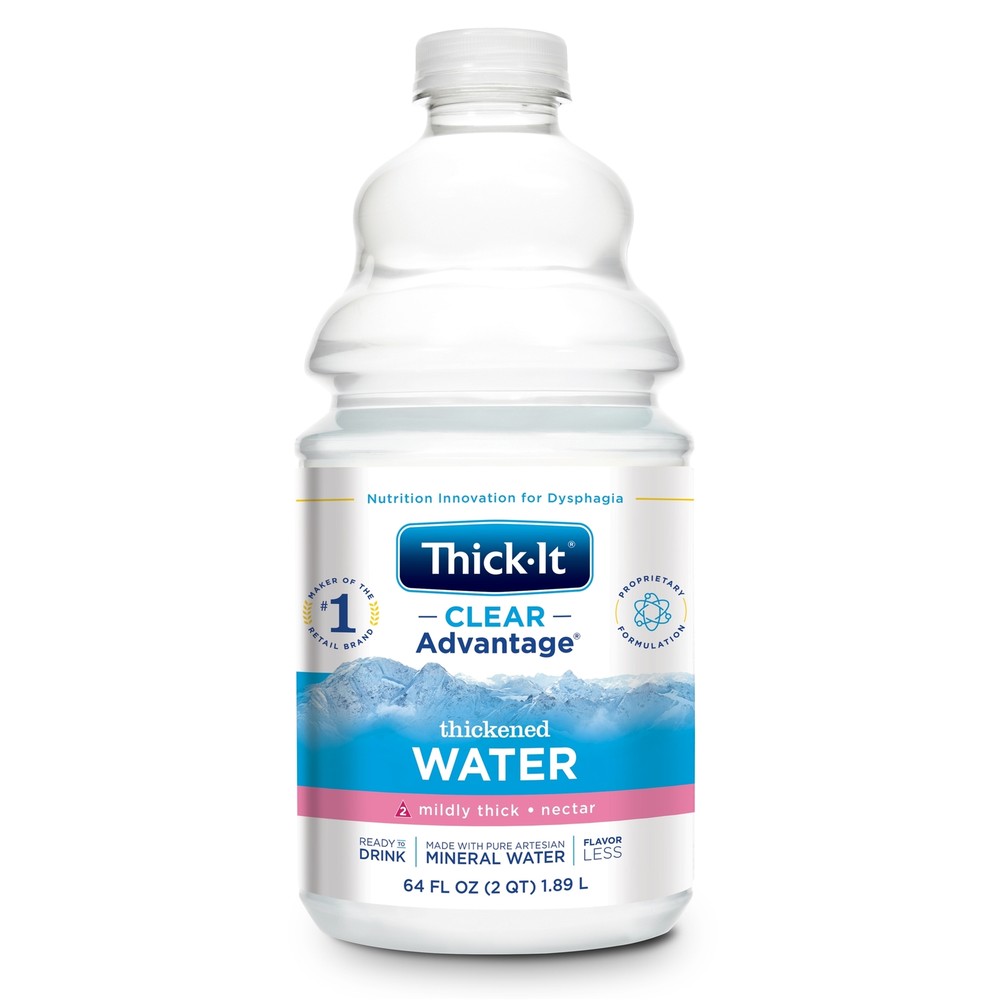 Thick-It Clear Advantage Thickened Water Unflavored 64 oz. Bottle 4 Ct