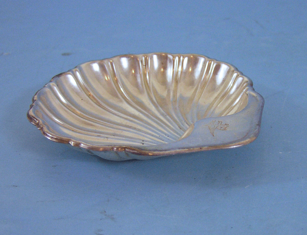 Revere Silversmiths (?) Sterling Silver Shell Shaped Trinket Ring Dish #61 (U)