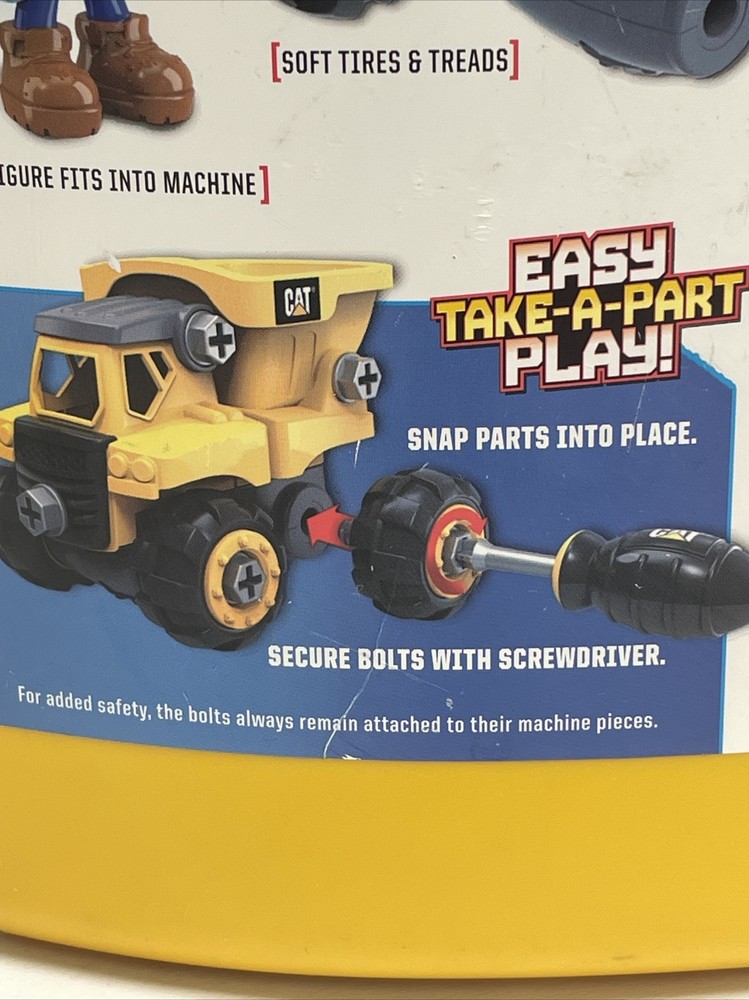 CAT Machine Maker Junior Operator Dump Truck Construction Assembly Kit