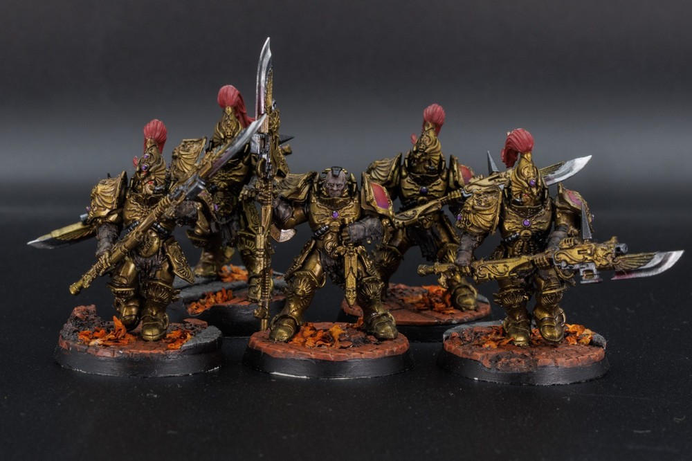 Horus Heresy Custodes Army Well Painted
