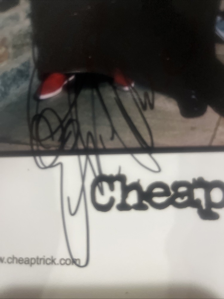 Cheap Trick Signed Autographed Photo