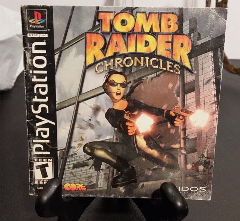 2000 PLAYSTATION ONE, TOMB RAIDER CHRONICLES. EIDOS MANUEL