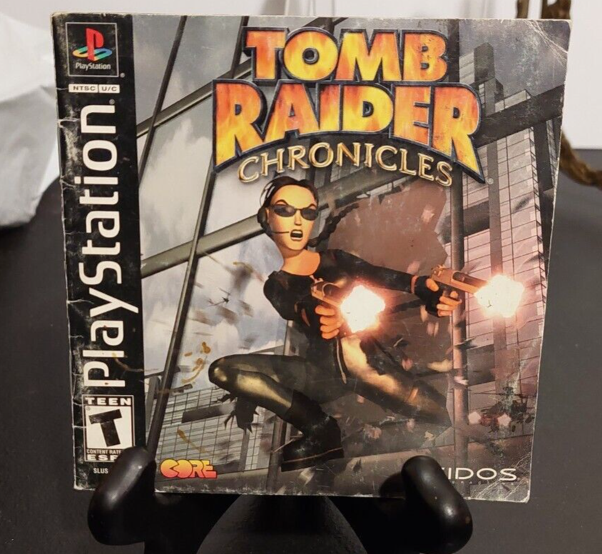 2000 PLAYSTATION ONE, TOMB RAIDER CHRONICLES. EIDOS MANUEL