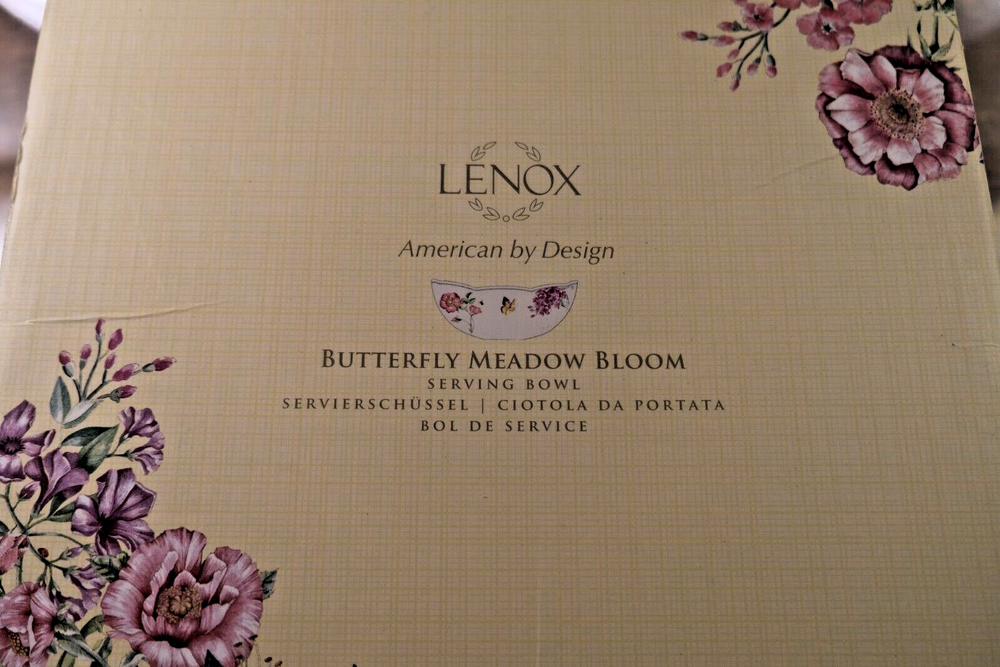 Lenox Butterfly Meadow Bloom Serving Bowl