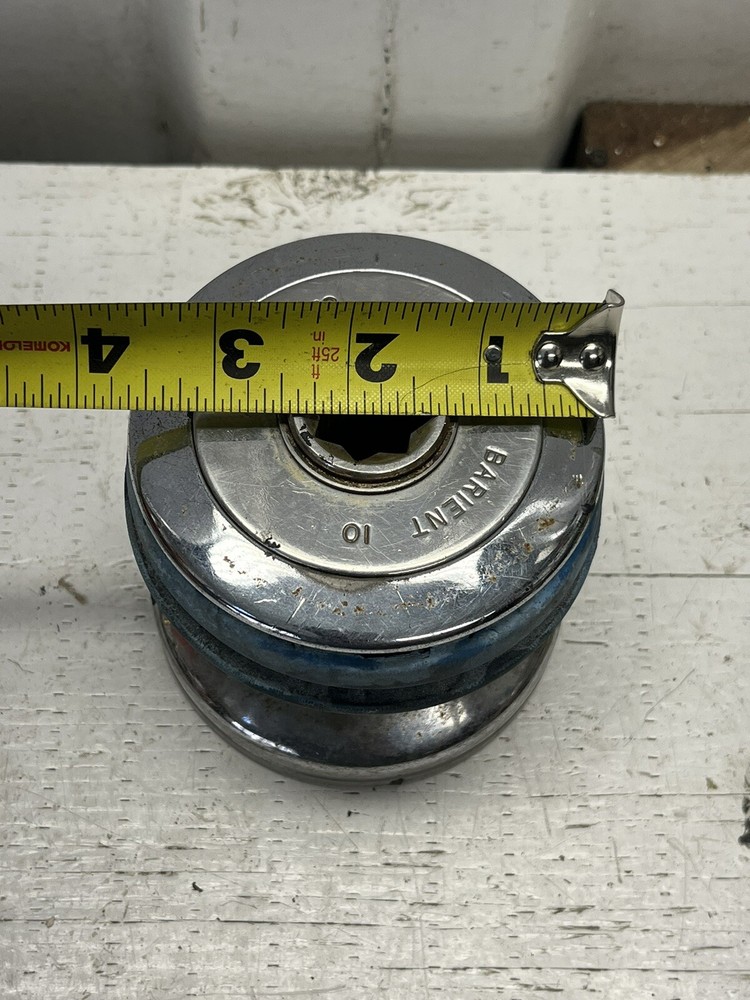 Barient 10 Stainless Sailboat Winch Single Speed