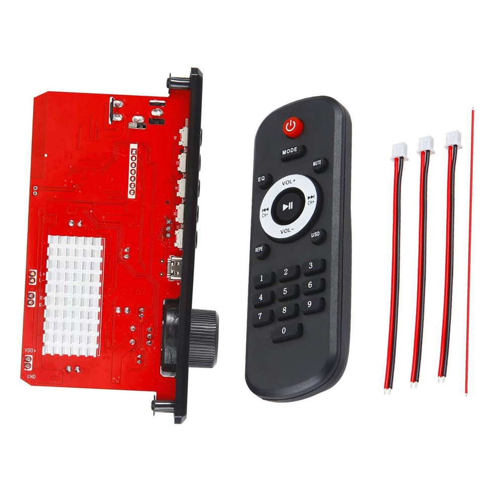 Versatile MP3 Decoder W/Radio Antenna Bluetooth 5.0 USB/TF/FM/Headphone Support