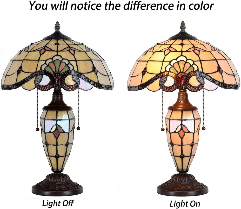 Tiffany Stained Glass Table Lamp