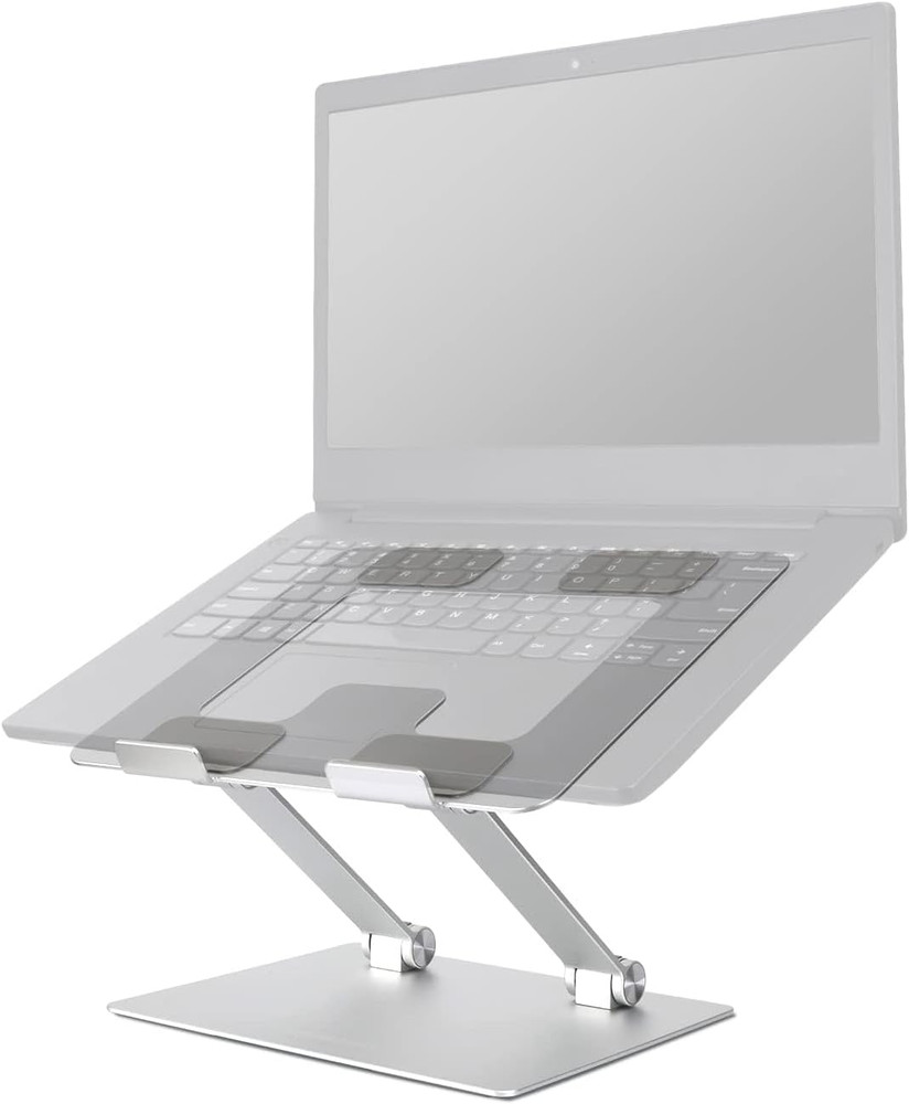 Sturdy and Portable Ergonomic Laptop Stand for Desk, Height Adjustable Riser wit