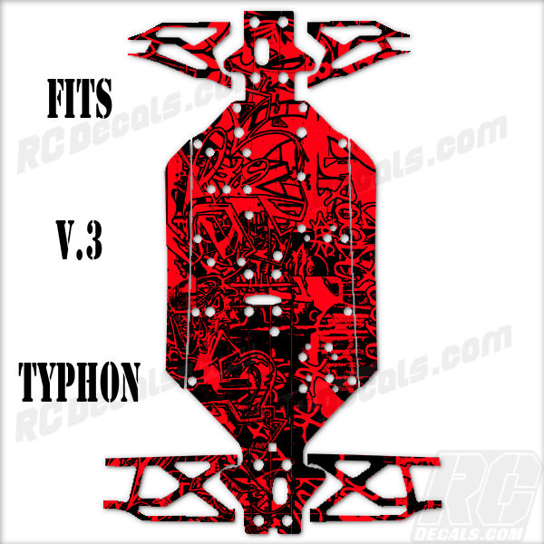 Arrma Typhon 6S V.3 (2018) - Chassis Protector Graffiti